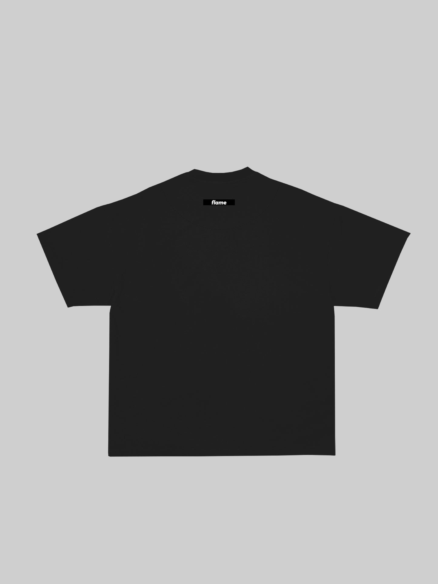 Camiseta oversize negra básica