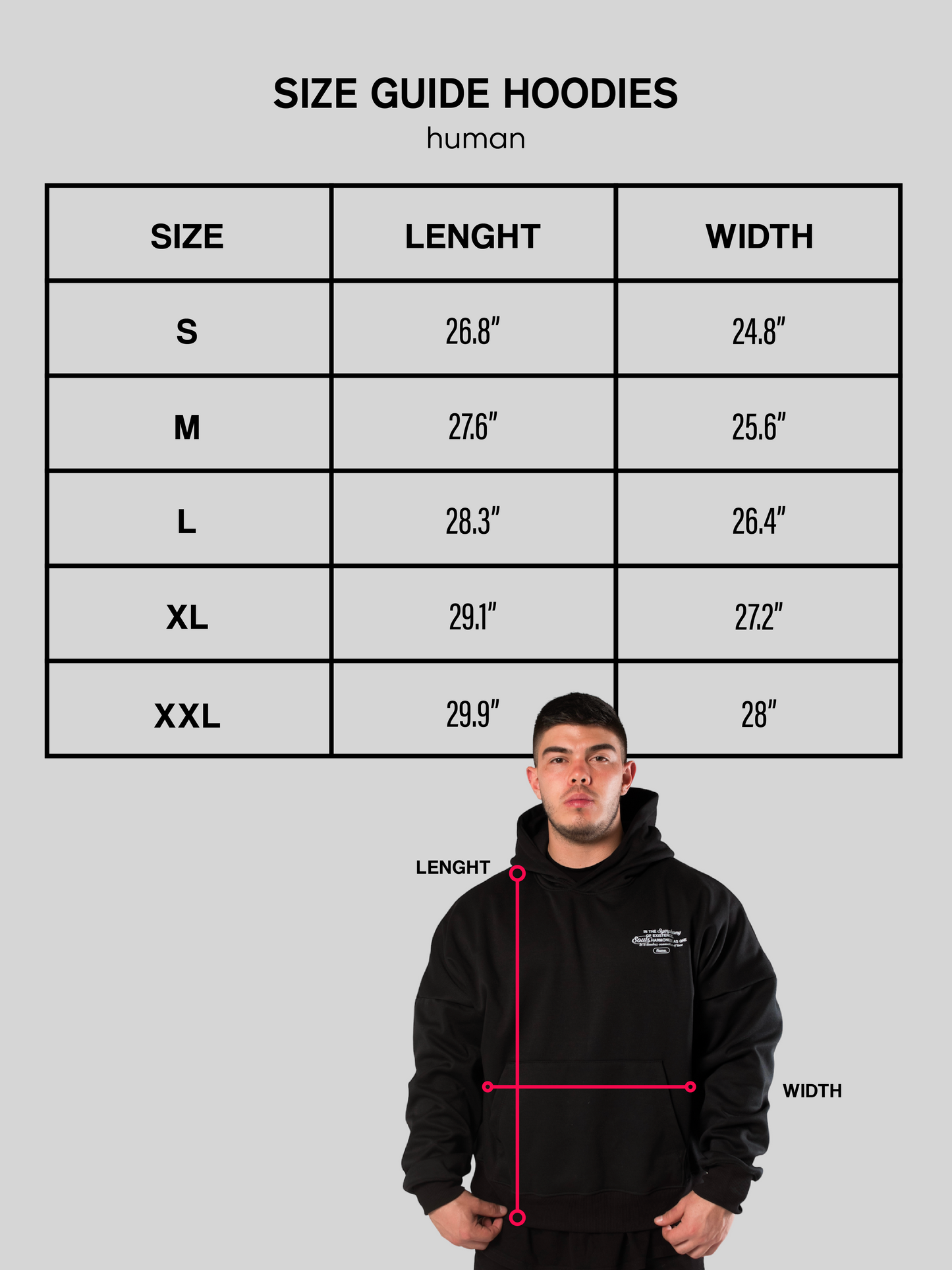 Black Oversized Hoodie - The Creation of Adam
