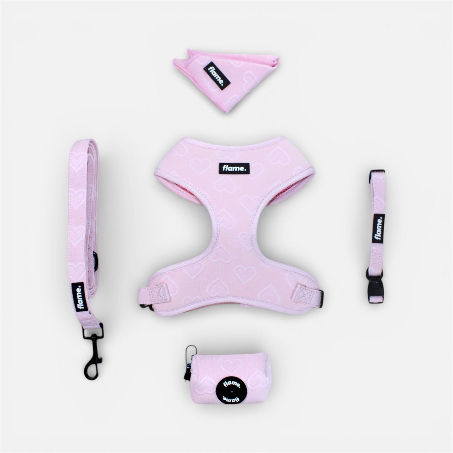 Pink Heartie Harness